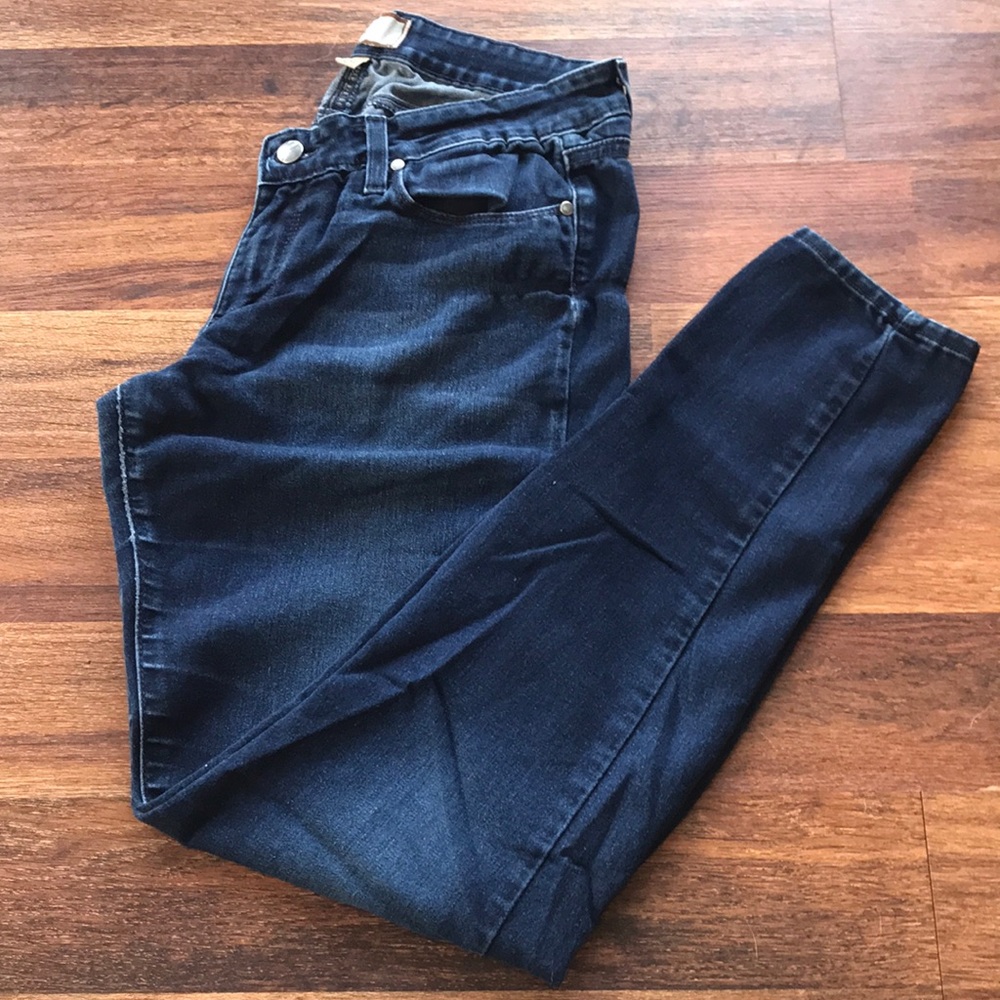 Paige Stretch Jeans - Dark Wash
